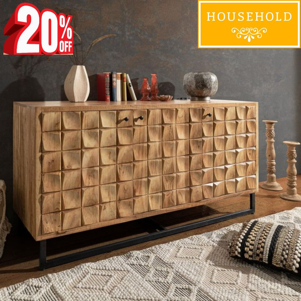 Box Cutwork Side Board